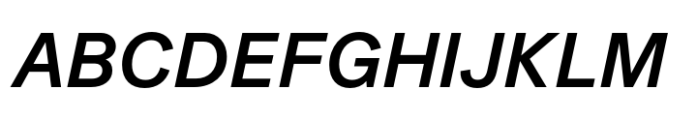 Robin Pro SemiBold Italic Font UPPERCASE