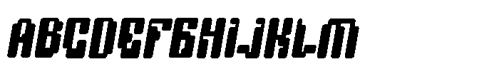 Robix Game Italic Font UPPERCASE