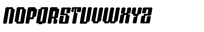 Robix Game Italic Font UPPERCASE