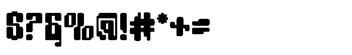 Robix Game Regular Font OTHER CHARS