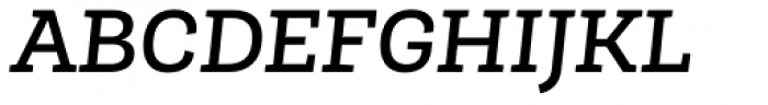 Roble Medium Italic Font UPPERCASE