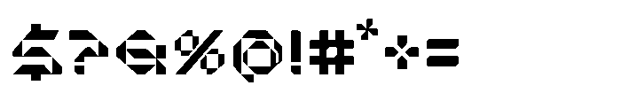 Robocops Font OTHER CHARS