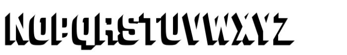 Robonix Bold-Shadow Font UPPERCASE