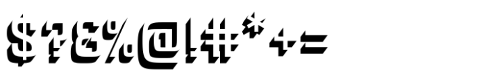Robonix Book-Shadow Font OTHER CHARS
