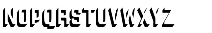 Robonix Book-Shadow Font UPPERCASE