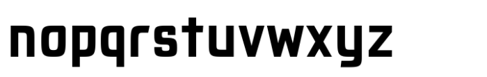 Robonix Semibold Font LOWERCASE
