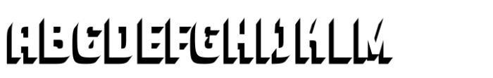 Robonix Ultrabold-Shadow Font UPPERCASE