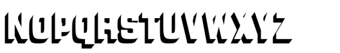Robonix Ultrabold-Shadow Font UPPERCASE