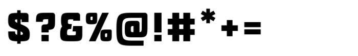 Robonix Ultrabold Font OTHER CHARS