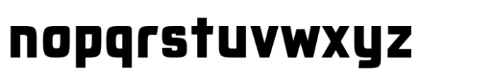 Robonix Ultrabold Font LOWERCASE