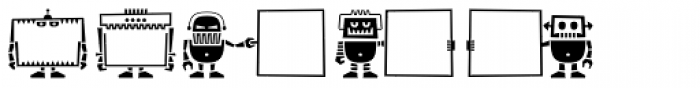 Robots ht Font UPPERCASE