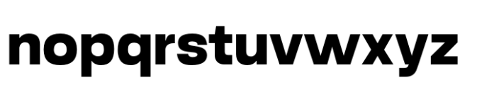Robout Extrabold Font LOWERCASE