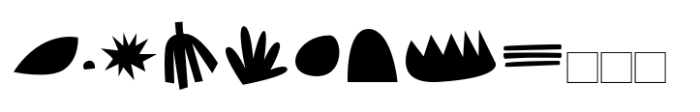 Robuck Dingbat Font UPPERCASE