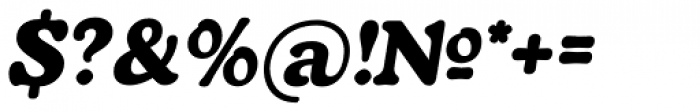 Robur Italic Font OTHER CHARS