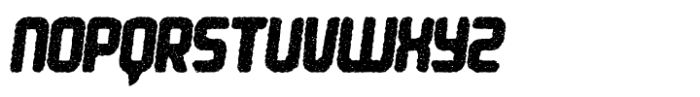 Robust Cluster Rough Italic Font UPPERCASE