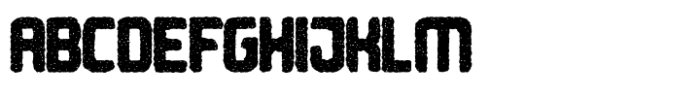 Robust Cluster Rough Font UPPERCASE