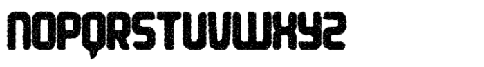 Robust Cluster Rough Font UPPERCASE