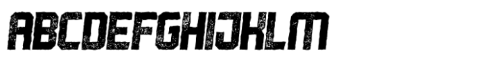 Robust Dirt Italic Font UPPERCASE