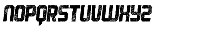 Robust Dirt Italic Font UPPERCASE