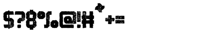 Robust Dirt Rough Font OTHER CHARS