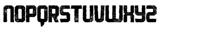 Robust Dirt Rough Font UPPERCASE