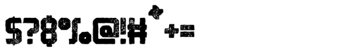 Robust Dirt Rounded Font OTHER CHARS
