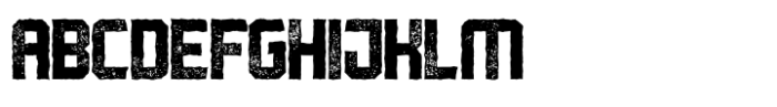 Robust Dirt Font UPPERCASE