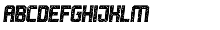 Robust Noise Italic Font UPPERCASE