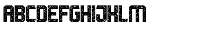 Robust Noise Font UPPERCASE