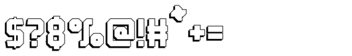 Robust Shadow Font OTHER CHARS