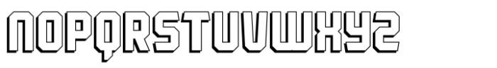 Robust Shadow Font UPPERCASE