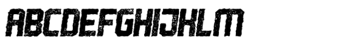 Robust Worn Rough Italic FONT