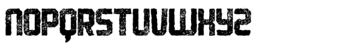 Robust Worn Rounded Font UPPERCASE
