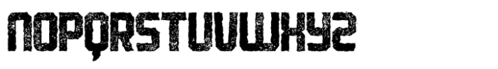 Robust Worn Font UPPERCASE