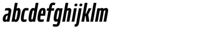 Robusta XCond Bold Italic Font LOWERCASE