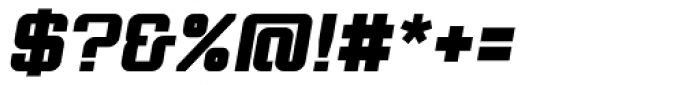 Robustik Bold Oblique Font OTHER CHARS