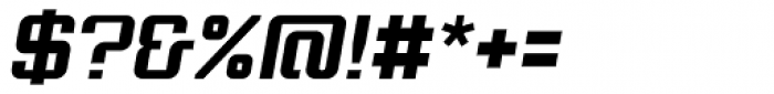 Robustik Regular Oblique Font OTHER CHARS