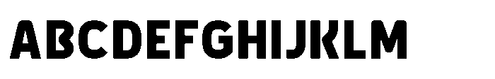 Robuwa Black Font UPPERCASE