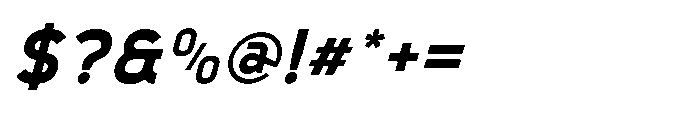 Robuwa Bold Italic Font OTHER CHARS