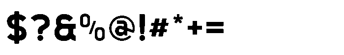 Robuwa Bold Font OTHER CHARS