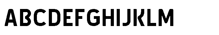Robuwa Bold Font UPPERCASE