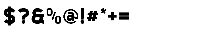 Robuwa Extra Bold Font OTHER CHARS