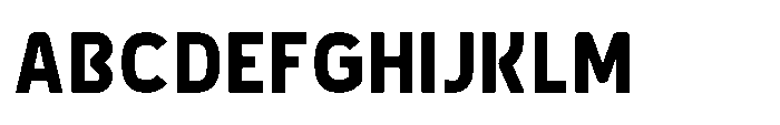Robuwa Extra Bold Font UPPERCASE