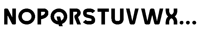 Robuwa Extra Bold Font UPPERCASE
