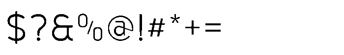 Robuwa Light Font OTHER CHARS
