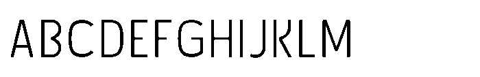Robuwa Light Font UPPERCASE