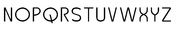 Robuwa Light Font UPPERCASE