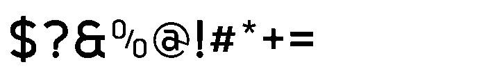 Robuwa Medium Font OTHER CHARS