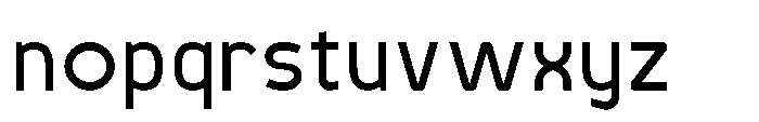Robuwa Medium Font LOWERCASE