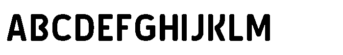 Robuwa Rounded Bold Font UPPERCASE